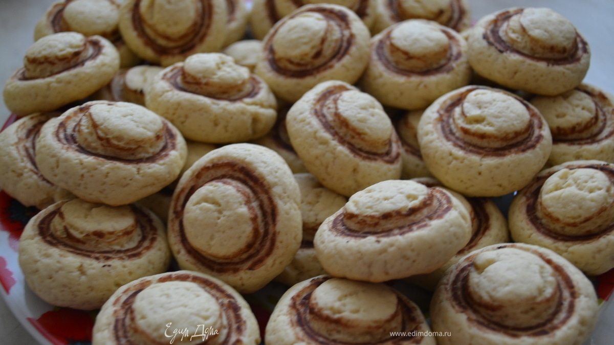 Печенье "Грибы шампиньоны"