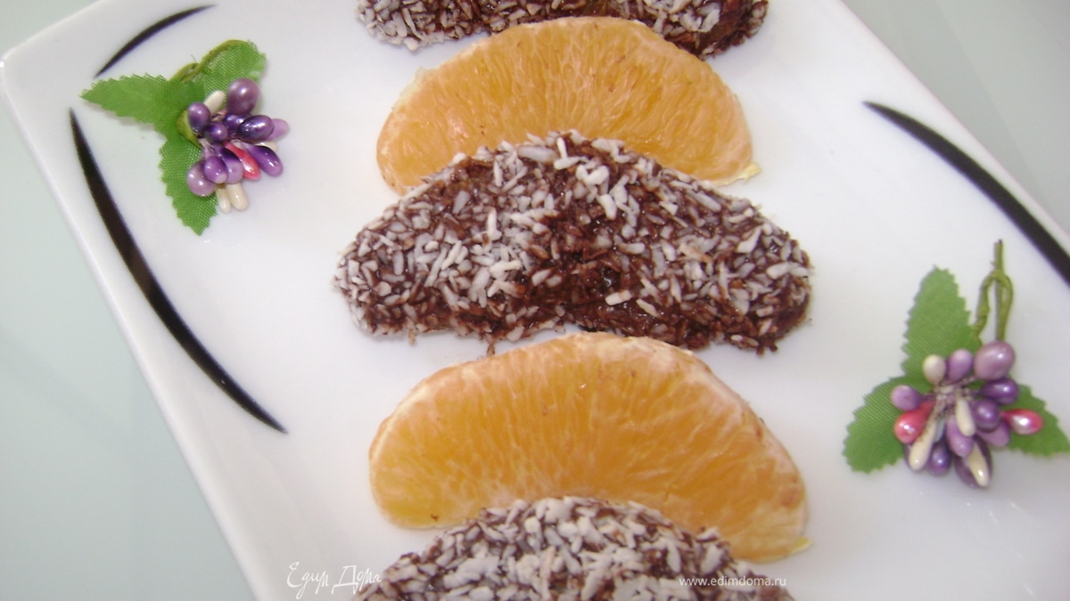 Апельсины в шоколаде