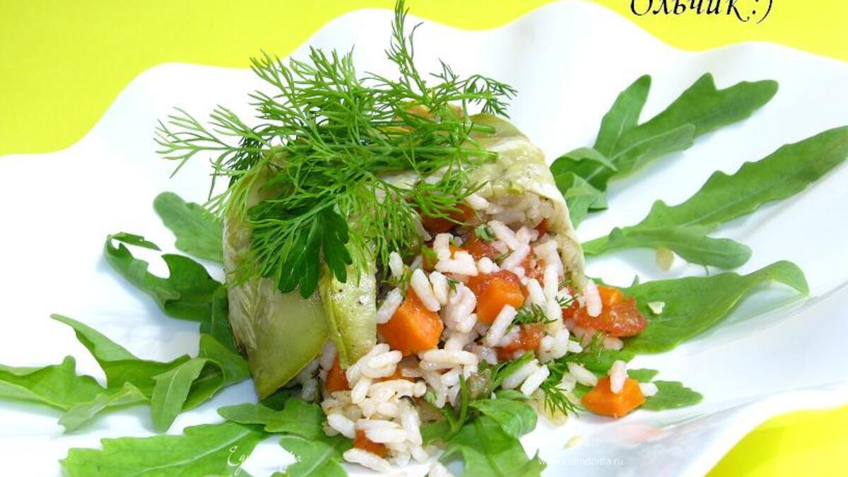 "Под прикрытием". Рис с овощами и куриным филе