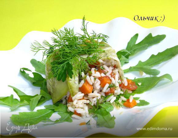 "Под прикрытием". Рис с овощами и куриным филе "Под прикрытием". Рис с овощами и куриным филе