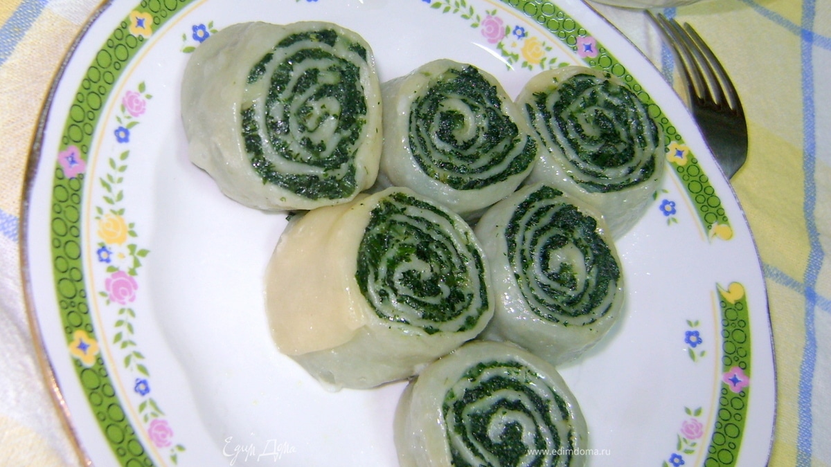 Завитушки с крапивой