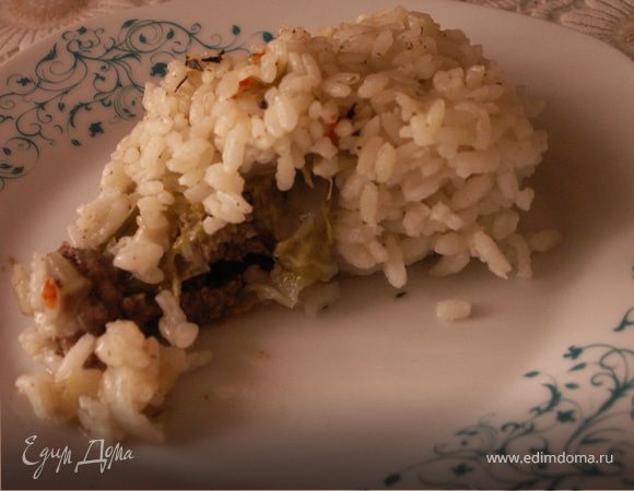 Ленивые голубцы с маслинами