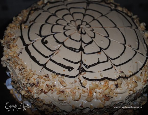 Торт " Фруктовый рог изобилия"