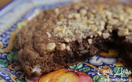 Рецепт Шоколадный омлет с орехами