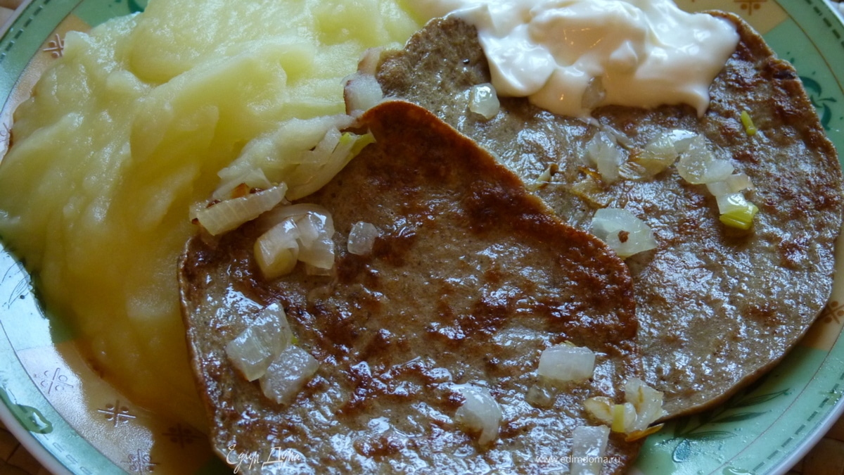 Блинчики из говяжьей печени