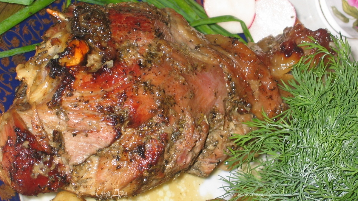 Индейка "Ля-Прованс", запеченная в квасе