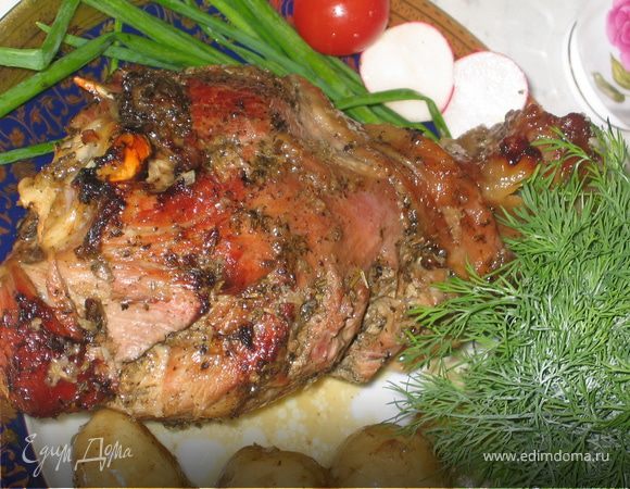 Индейка "Ля-Прованс", запеченная в квасе