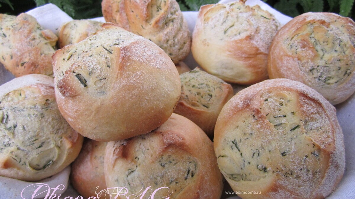 Болгарские булочки с укропом