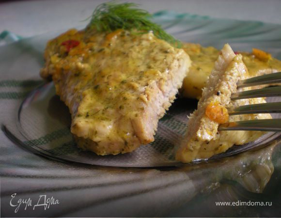 Стейк по-карибски (в маринаде с апельсинами и чили) 