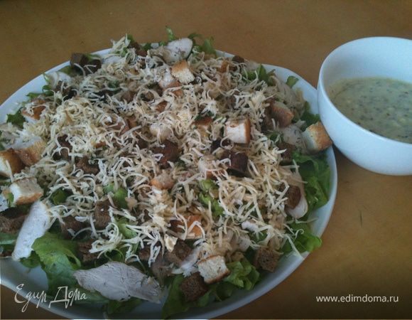 Салатик почти  "Цезарь"