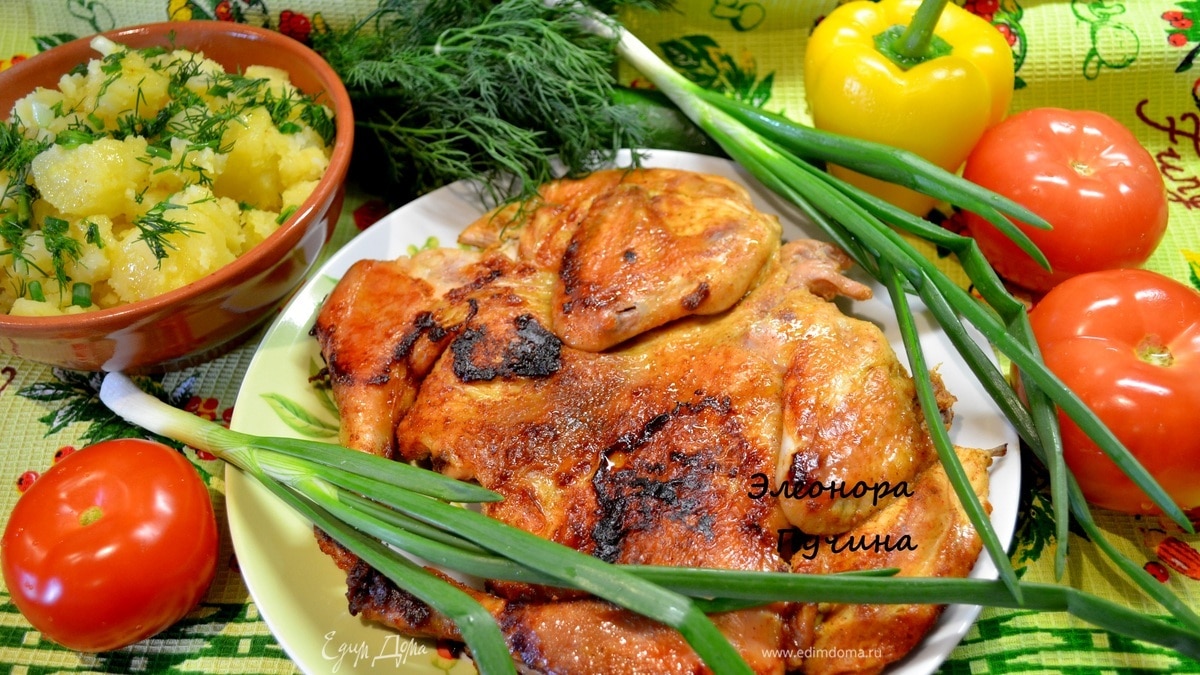 Готовим цыплёнка табака...)