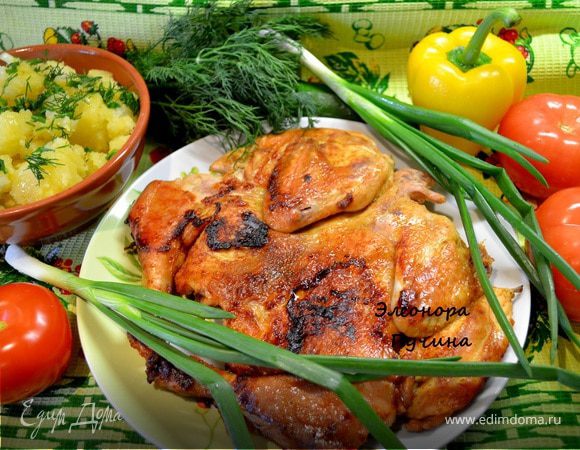 Готовим цыплёнка табака...)