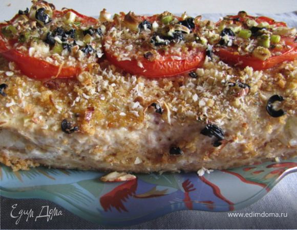 Куриный террин с рисовыми шариками Куриный террин с рисовыми шариками