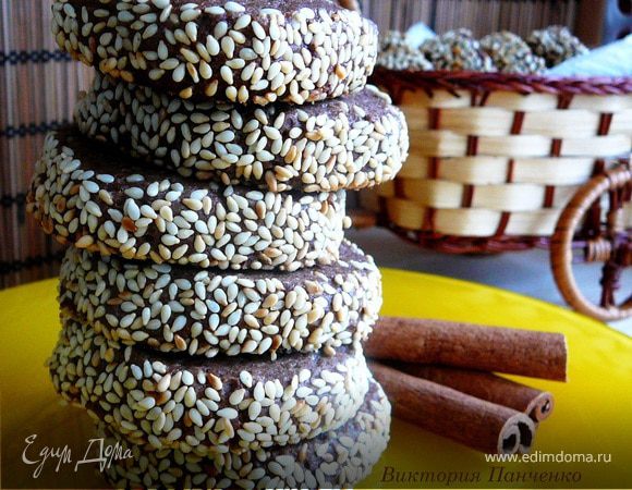 Кофейно-шоколадное печенье Кофейно-шоколадное печенье