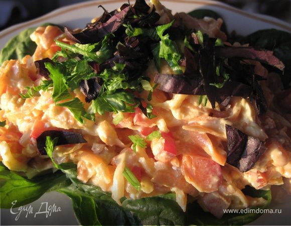 Пикантный салат с тыквой Пикантный салат с тыквой