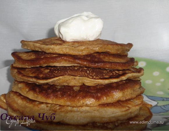 Тыквенные пряные блинчики