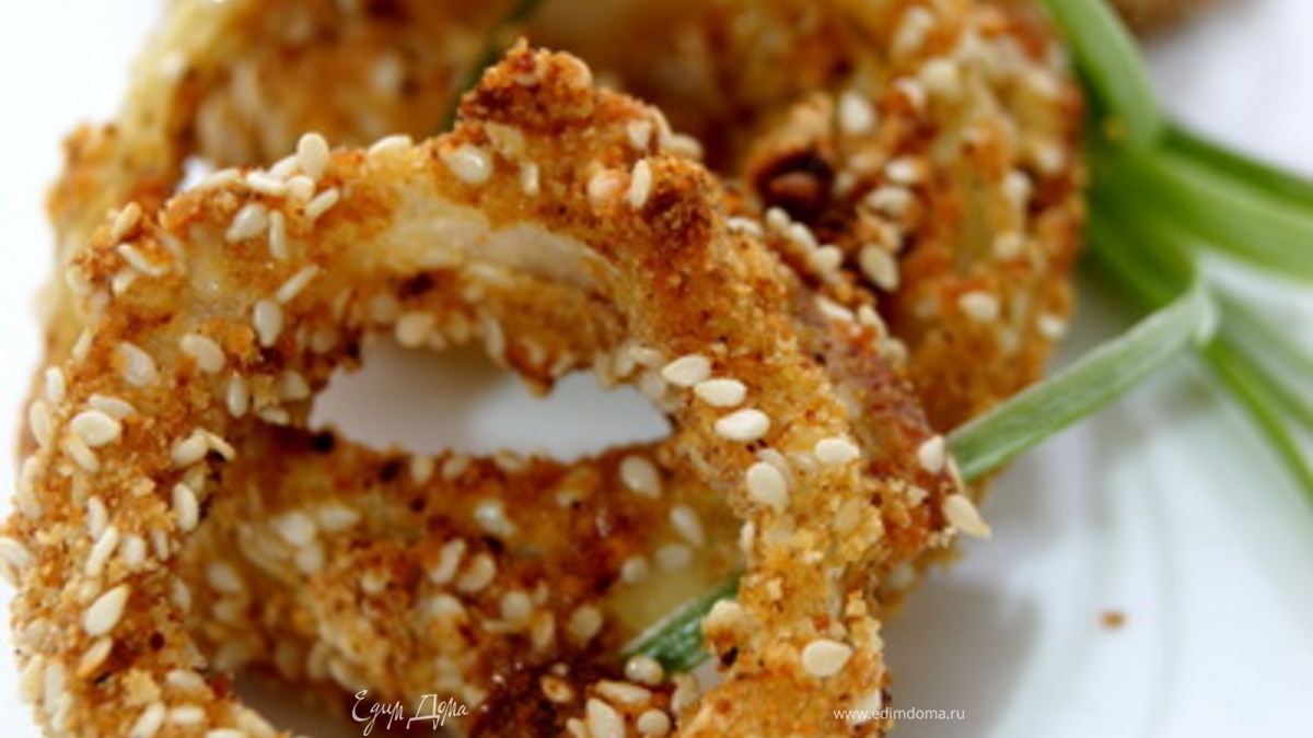 Луковые кольца в кляре