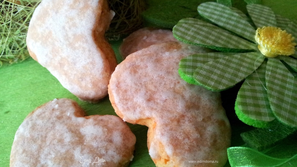 Печенье "Морковные сердечки"