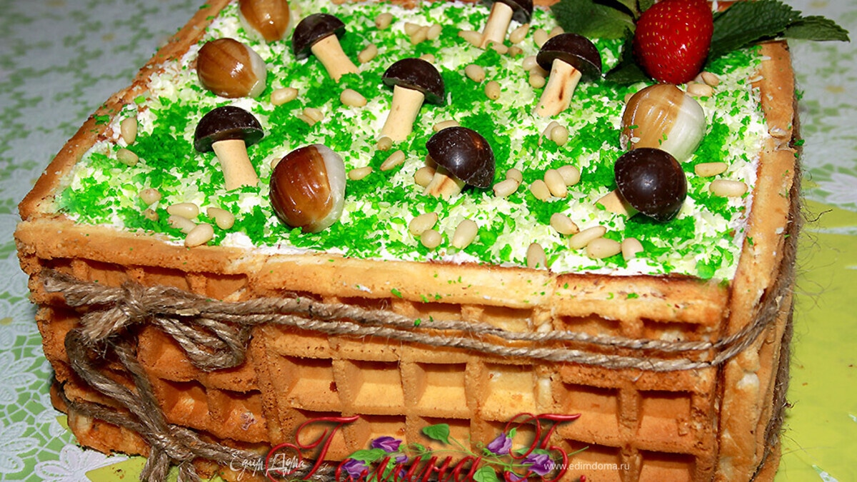 Тортик "Лесное лукошко"