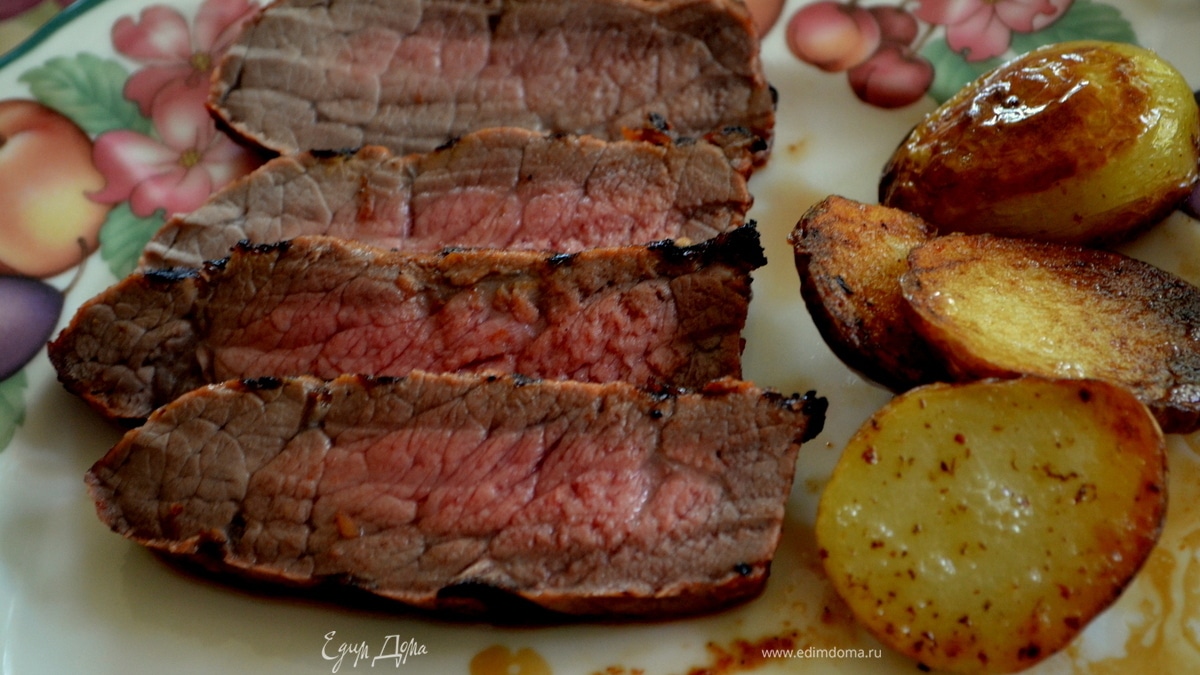 Говядина в маринаде "кровавая мэри"