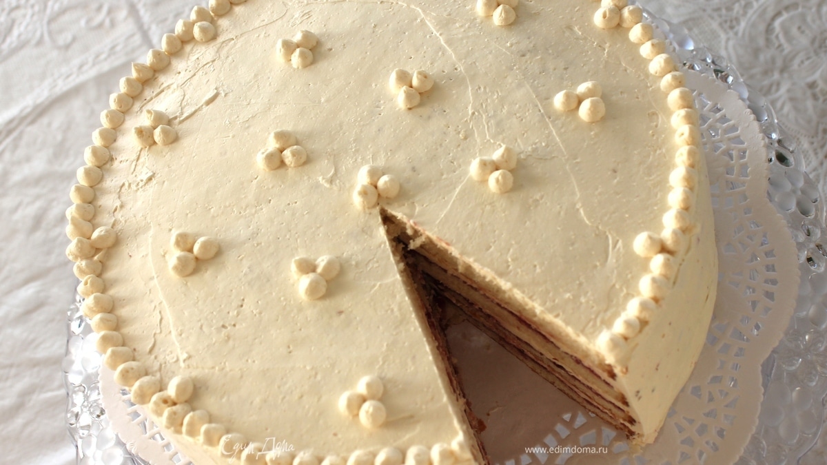 Швейцарский миндальный торт