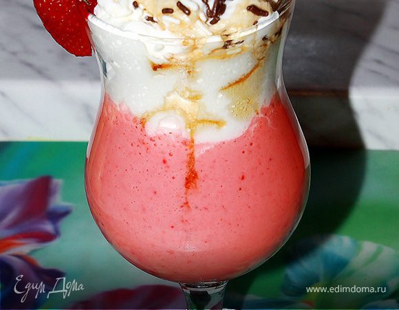 Смузи из клубники и банана