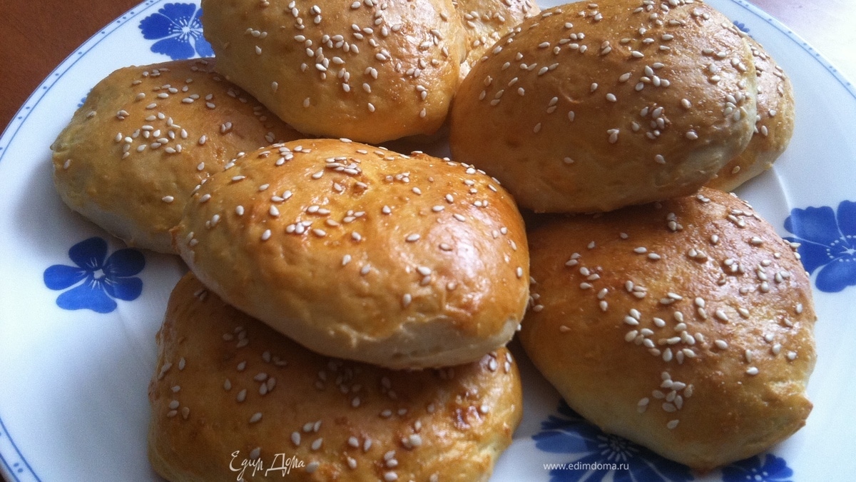Булочки с кунжутом