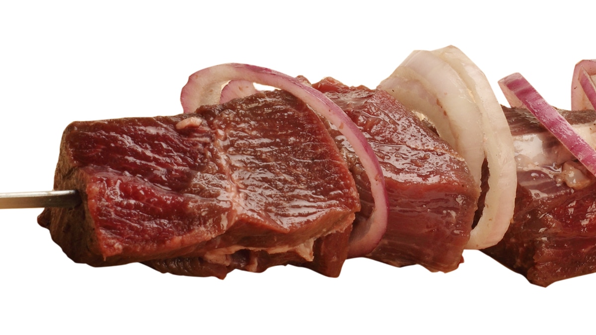 Шашлык из баранины в маринаде с минеральной водой