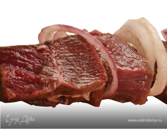 Шашлык из баранины в маринаде с минеральной водой 