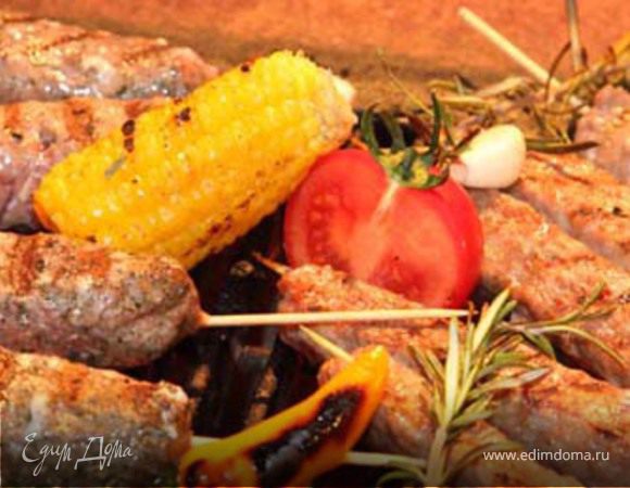 Люля-кебаб в овощах