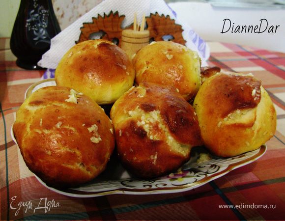Пампушки с чесноком