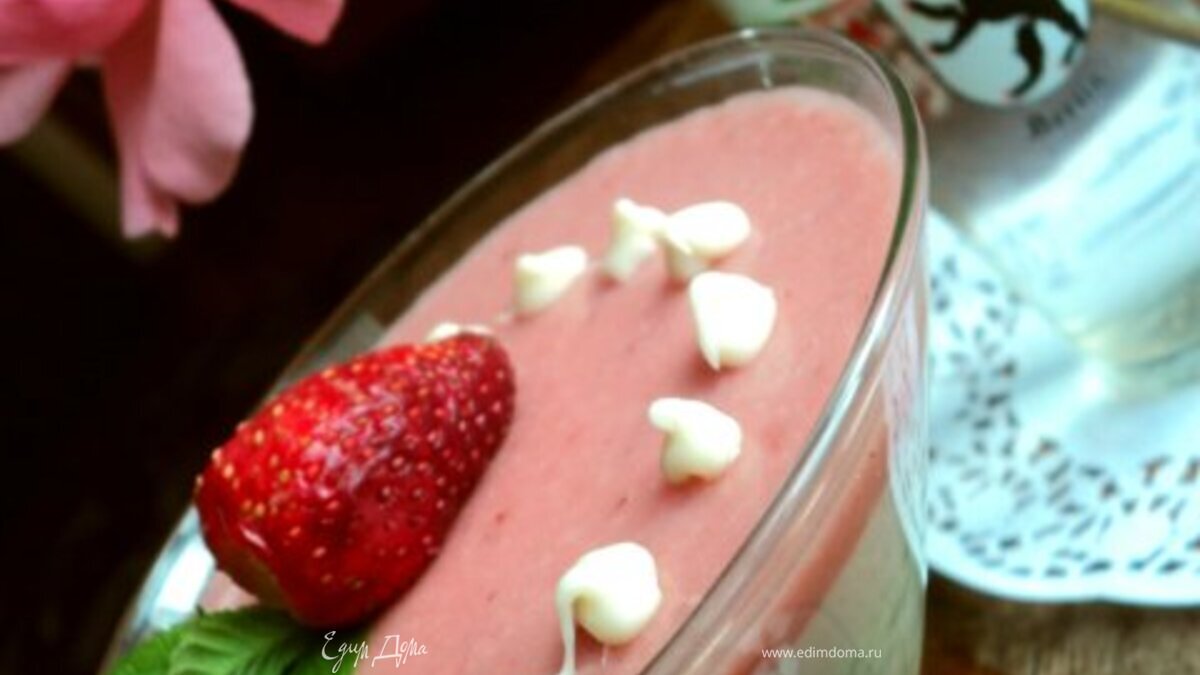 Сливочно-ягодно суфле