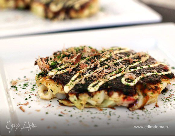 Окономияки (Okonomiyaki).