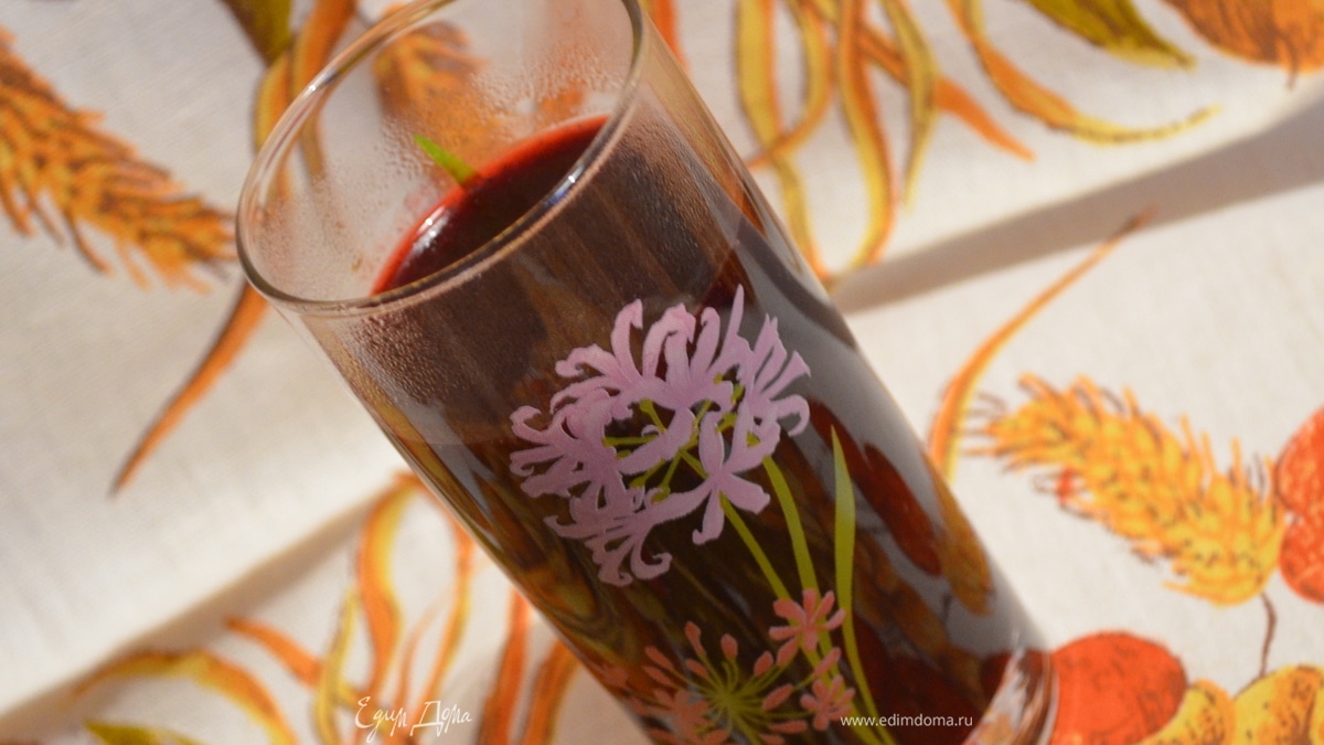 Черничный кисель