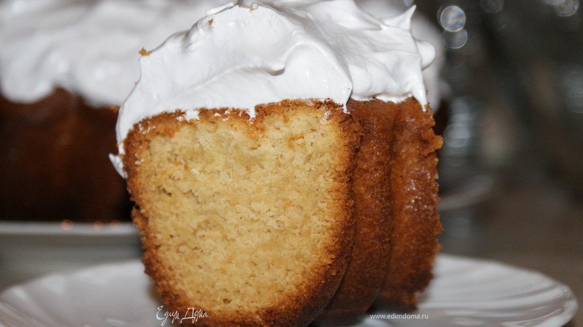 Фиалковый кекс