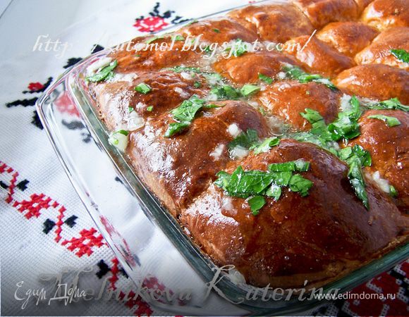 Украинские пампушки с чесноком