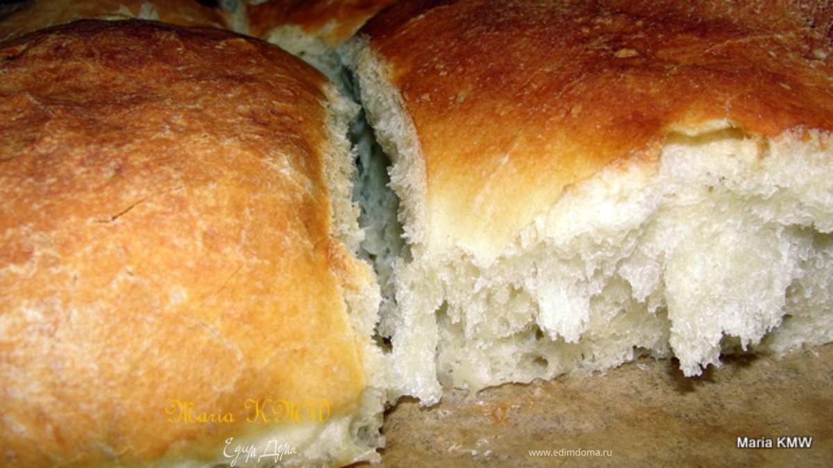 Домашний, белый хлеб