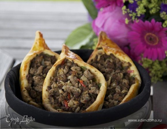 Турецкие пиде с фаршем + МК по приготовлению