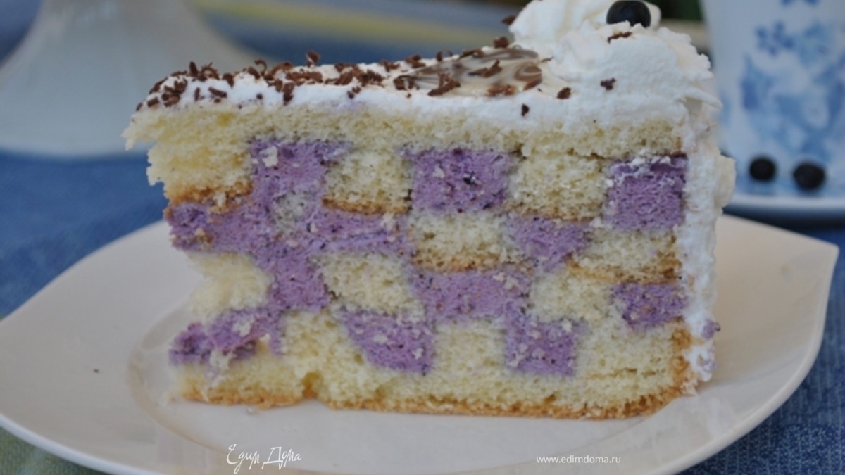 Торт "Шахматная королева"