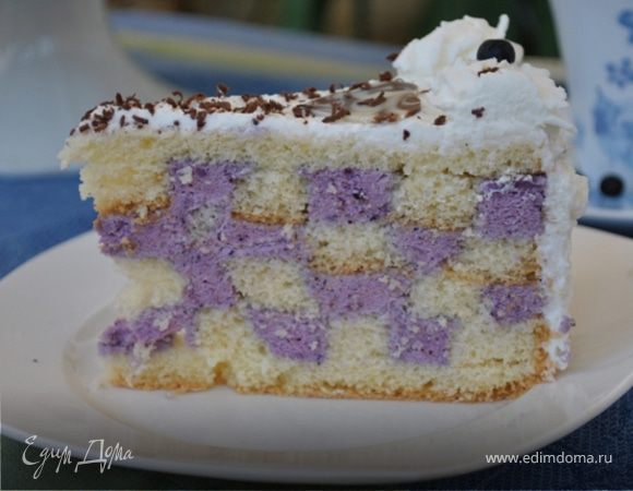 Торт "Шахматная королева"