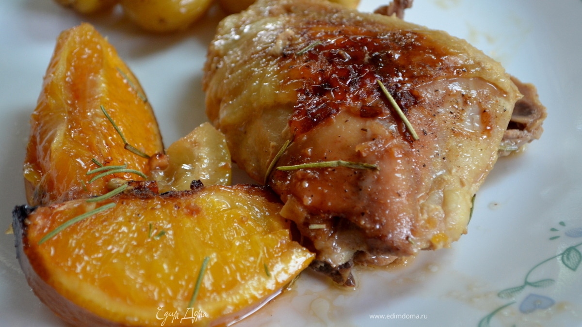 Курица в цитрусовом маринаде