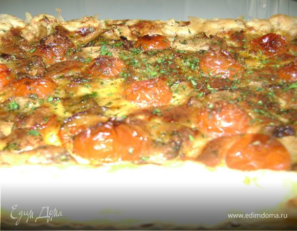 Пирог в слоеном тесте