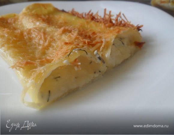 Каннелони с двумя видами сыра Каннелони с двумя видами сыра