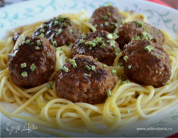 Фрикадельки с пряной яблочной глазурью Фрикадельки с пряной яблочной глазурью