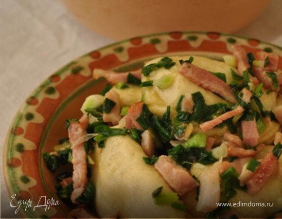 Вареники с творогом и картошкой Вареники с творогом и картошкой