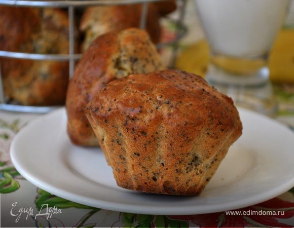 Бриоши с маком и ревенем Бриоши с маком и ревенем