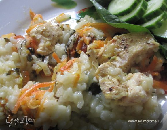 Курица с рисом в горшочке Курица с рисом в горшочке