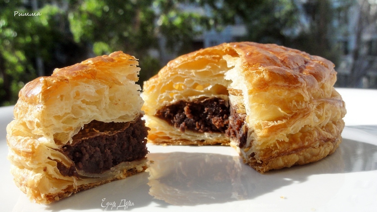 Питивье с шоколадом (Pithiviers)