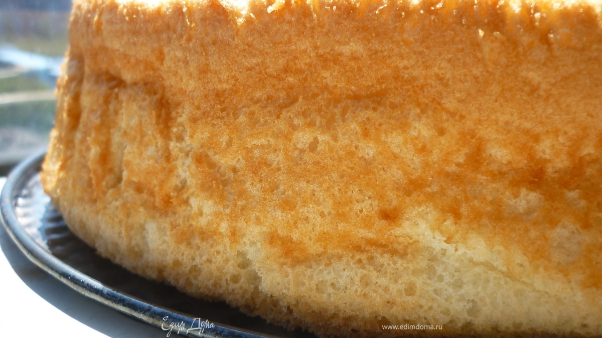 Ангельский бисквит из яичных белков