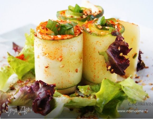 Салат "Сырно-огуречный дуэт" Салат "Сырно-огуречный дуэт"